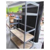 Metal 5shelf 48"x24"x72" Garage Storage AS IS