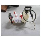 Lot (4) asst Hand Sprayers