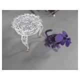 Metal Plant Stand & Dog Yard Decor 15"ish