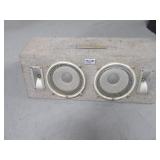 Dual 8" Sub Speaker Box untested