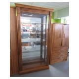 Beautiful  40" SlideFront Glass China Hutch Cabint