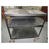 XL  20"x42" 3tier Metal Shop Cart