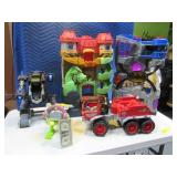 Lot (5) Larger Kids Boys Toys Castles~Trucks