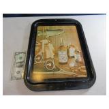 Vtg Canadian Club Whiskey Metal Beer Tray