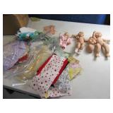 Creepy Clay?  Handmade 6" Baby Doll Setup UNIQUE