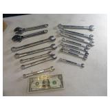 Lot (15) Craftsman Wrenches Hand Tools asst