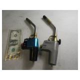 Lot (2) BERNZOMATIC Map Gas Hand Torches Tools