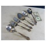 6pc SilverPlated Serving Utensil Set ROGERS
