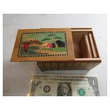 Wooden 5"x3" Custom Crafted Stash Box