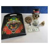 Lot (5) SKULL Modern Decor LOT