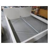 White Wood KING Size Bedframe Setup IKEA type