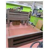 NICE CaliforniaKing Size Bed Frame Setup WashedWd