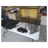 90pcs Grid Metal 12" Shelving Unit