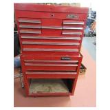 Upright 2pc MAC~Husky Metal Tool Box AS IS