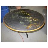 24"x16" vintage Accent  OrientalTop Tiltop Table