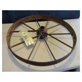 Antique Metal 24" Wagon Tire Wheel