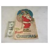 1917 NIght Before Christmas antique book