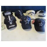 Lot (7) New DALLAS COWBOYS Ball Caps Hat Vtg