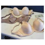 Lot (3) NEW Bras w/ Tags 34H/G & 38DD Biggies