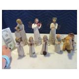 lot (9) WillowTree Figures Collection