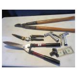 Lot (6) Yard Care Hand Trimmers~Sprayers~2way