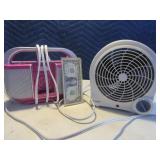 Ipod Tabletop Pink Player & Personal Heater