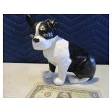 6" Cast Metal Boston Terrier Door Stop