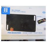 18"x10" Cast Iron Griddle ESSENTIAL HOME