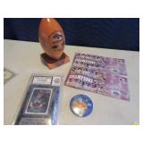 Lot (5) Broncos~Rockies Collectibles Ball~Stamp