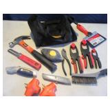 Lot Nice Handtools w/ DeWalt carry bag