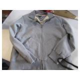 New EDDIE BAUER Mens XXL Fleece ZipUp Sweatshirt