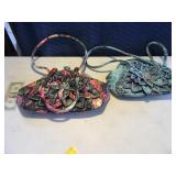 Lot (2) JULIA & MIC Special Order Bling Purses