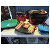 Lot (4) Cloth Coolers w/ Cold Packs + HeatCarryBag