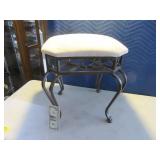 20" Neat Metal/Covered Vanity Type Stool