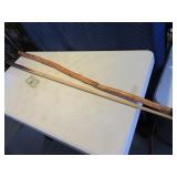 55" Stick Walking Cane & a Pool Cue