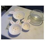 Lot (2) Sets modern mixing Nest Bowls