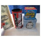 Lot (3) New Mini Toys SlinkyJr~XmasCube~DiceGame