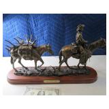 MontanaSilversmiths 18" Elk ONE FOR THE WALL Figur