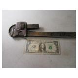 KEEN KUTTER 12" Antique Pipe Wrench