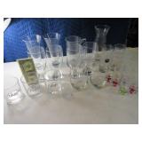 LOT Asst Glasses & Barware Shotglasses PIlsner