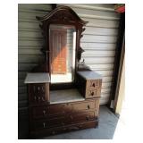 Antique EASTLAKE Beautiful Dresser w/ Mirror NICE