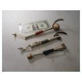 Lot (3) SouthWest 7" Pipe~Rattle~Axe NEAT