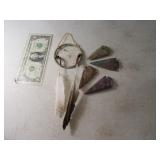 Lot Modern Arrowheads & small Suncatcher