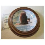 Knowles WoodRim BALD EAGLE Wall Plate Decor