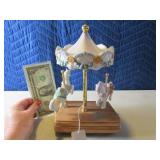 10" Motion Carousel Horse Music Box