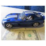 VIPER 1/18 GTS Coupe Blue Diecast Model Car