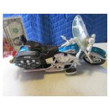 1996 BUDDY L Harley Davidson Model Toy 12" Display