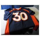 TERRELL DAVIS szXL Broncos logo7 Jersey EXC
