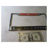 Broncos SuperBowl50 Metal LicensePlate Holder