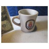 USS CLIFTON SPRAGUE Vtg Coffee Mug Navy Military